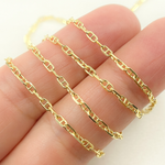 Load image into Gallery viewer, 050FLP1T5byFt. 14K Solid Yellow Gold Flat Marina Link Chain by Foot
