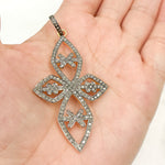 Load image into Gallery viewer, DP396. Diamond Sterling Silver Cross Pendant
