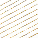 Load image into Gallery viewer, V287GF. 14K Gold Filled Flat Paperclip Link Chain
