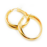 Load image into Gallery viewer, 15850021292. 14K Solid Gold Fancy Braided Hollow Hoop Earrings
