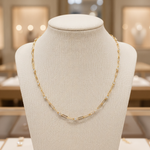 Load image into Gallery viewer, NFI72686. 14K Solid Gold Diamond Fancy Necklace
