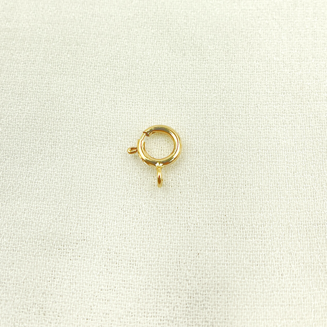 14K Solid Gold Spring Ring 5.5mm