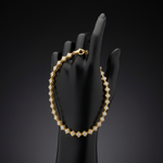 Load image into Gallery viewer, BR403957. 14k Solid Gold Diamond and Diamond Fancy Flower Bracelet