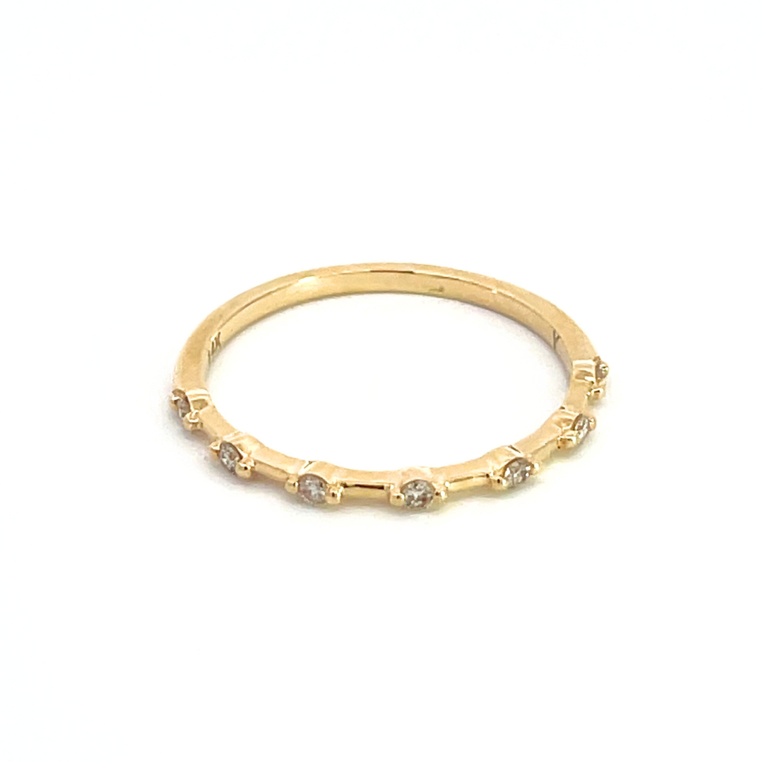 14k Solid Gold Diamond Ring. RAB00907