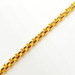 Load image into Gallery viewer, 030KV0934000. 14k Solid Yellow Gold Venetian Box Link Chain