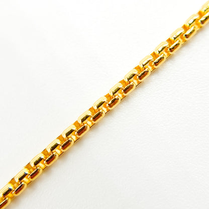 030KV0934000. 14k Solid Yellow Gold Venetian Box Link Chain