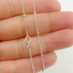 Load image into Gallery viewer, 444SSNecklace. Sterling Silver Satellite Finished Necklace
