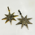 Load image into Gallery viewer, DC395. Diamond &amp; 925 Sterling Silver Star Pendant
