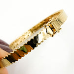 Load image into Gallery viewer, BNR68514. 14K Solid Gold Bangle with Diamonds