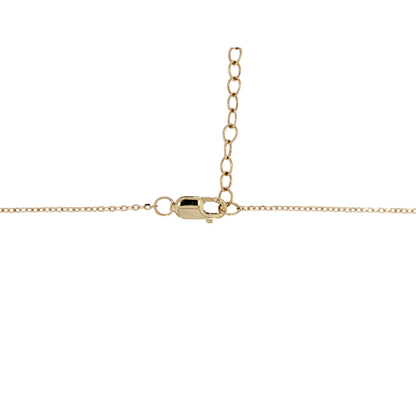 NFQ72701. 14K Solid Gold Diamond Fancy Necklace