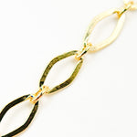 Load image into Gallery viewer, 058FL1BLbyFt. 14k Solid Yellow Gold Smooth Flat Oval Link Chain
