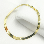 Load image into Gallery viewer, 040G2CPY42001_BRACELET. 14K Solid Gold Herringbone Bracelet
