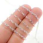 Load image into Gallery viewer, Y128SS. Sterling Silver Diamond Cut Box Link Chain
