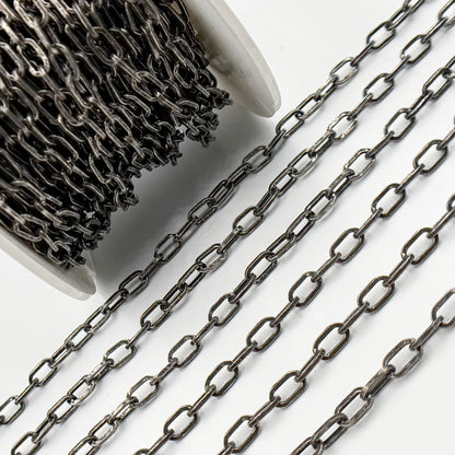 Silver Flat Thick Cable Chain