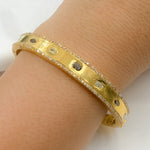 Load image into Gallery viewer, 14K Solid Gold Diamond &amp; Fancy Diamond Bracelet. CGDP53
