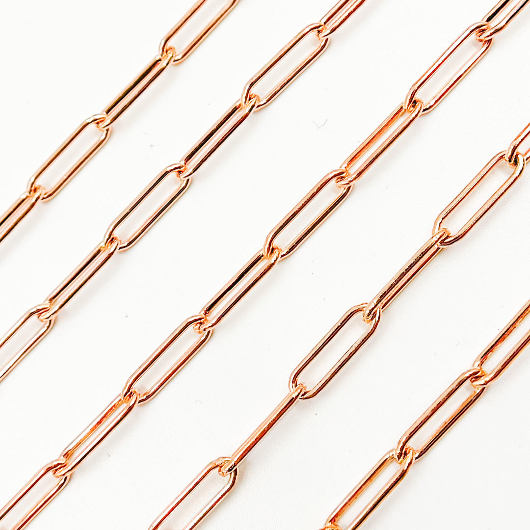 4002RGF. Rose Gold Filled Paperclip Chain