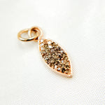 Load image into Gallery viewer, DC299. Diamond Sterling Silver Marquise Shape Charm
