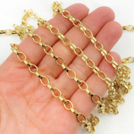 Load image into Gallery viewer, Gold Plated 925 Sterling Silver Flat Oval Link Chain