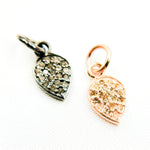 Load image into Gallery viewer, DC969. Diamond Sterling Silver Drop Charm
