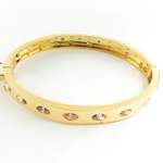 Load image into Gallery viewer, 14K Solid Gold Diamonds Bangle. KG95
