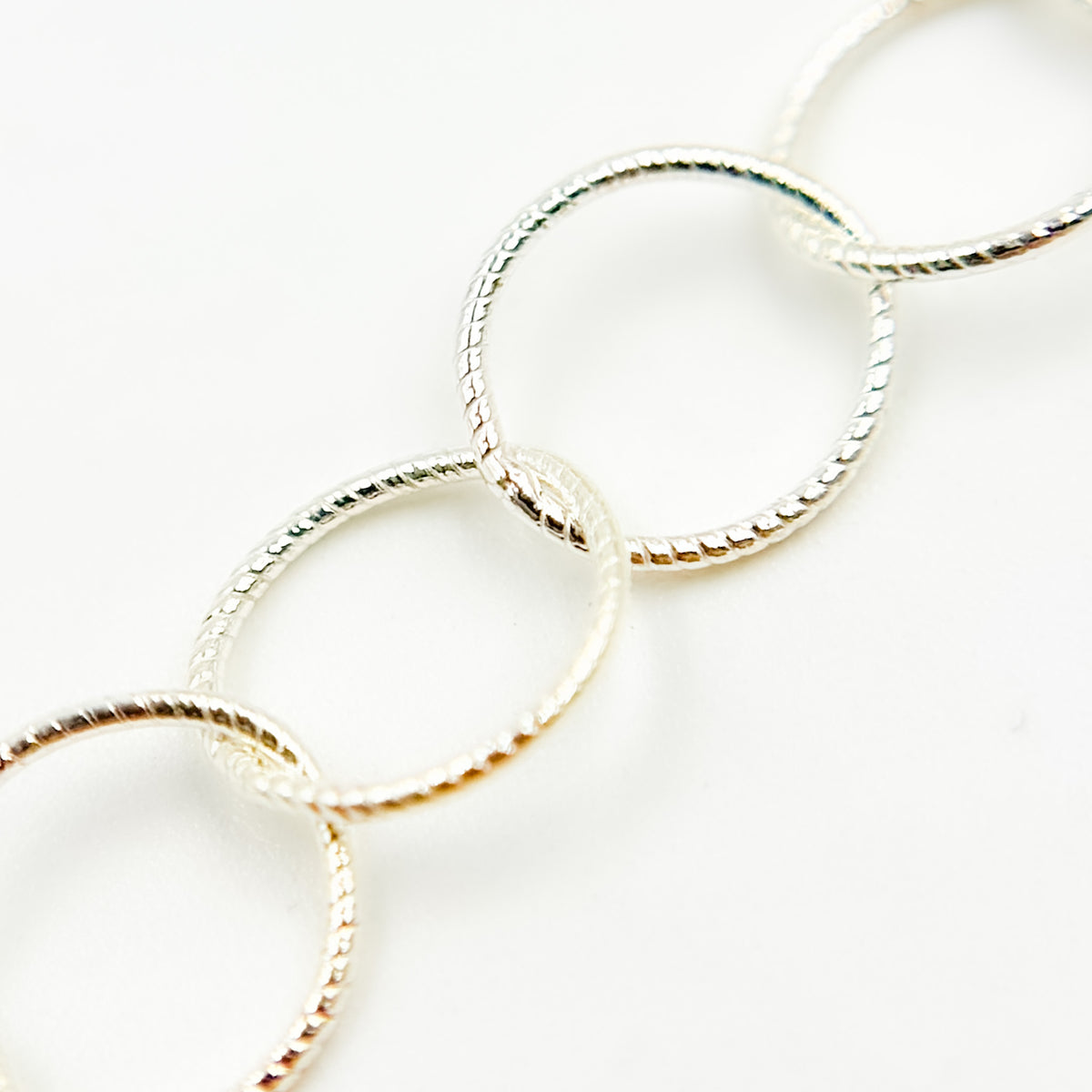 Buy Sterling Silver Twisted Round Link Chain