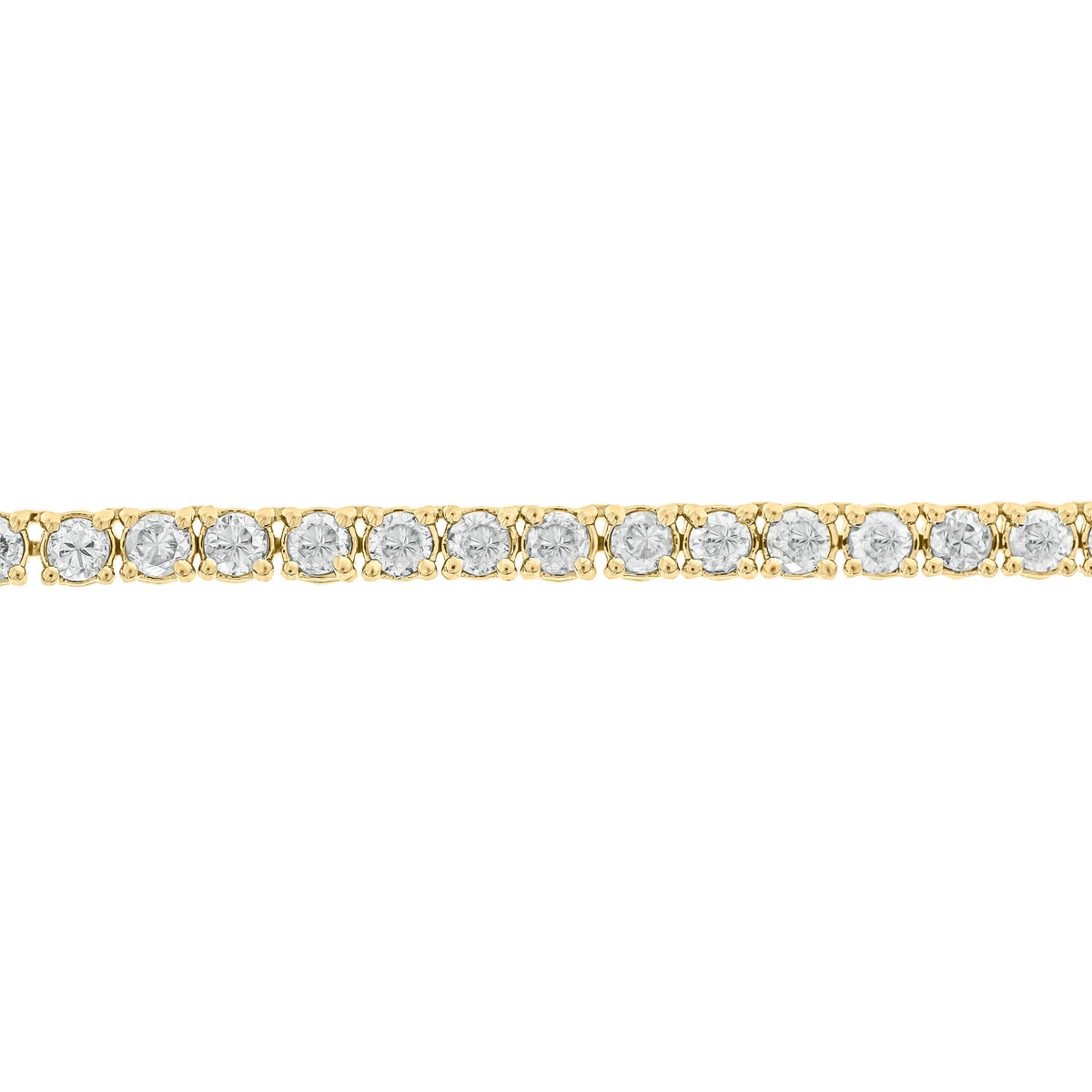 NFS71713. 14K Solid Gold Diamond Tennis Choker Necklace