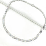 Load image into Gallery viewer, 14K Solid White Gold Diamond Necklace. NFT70751
