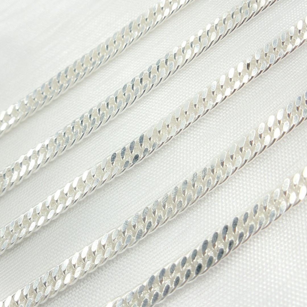 925 Sterling Silver Curb Chain. Y68SS