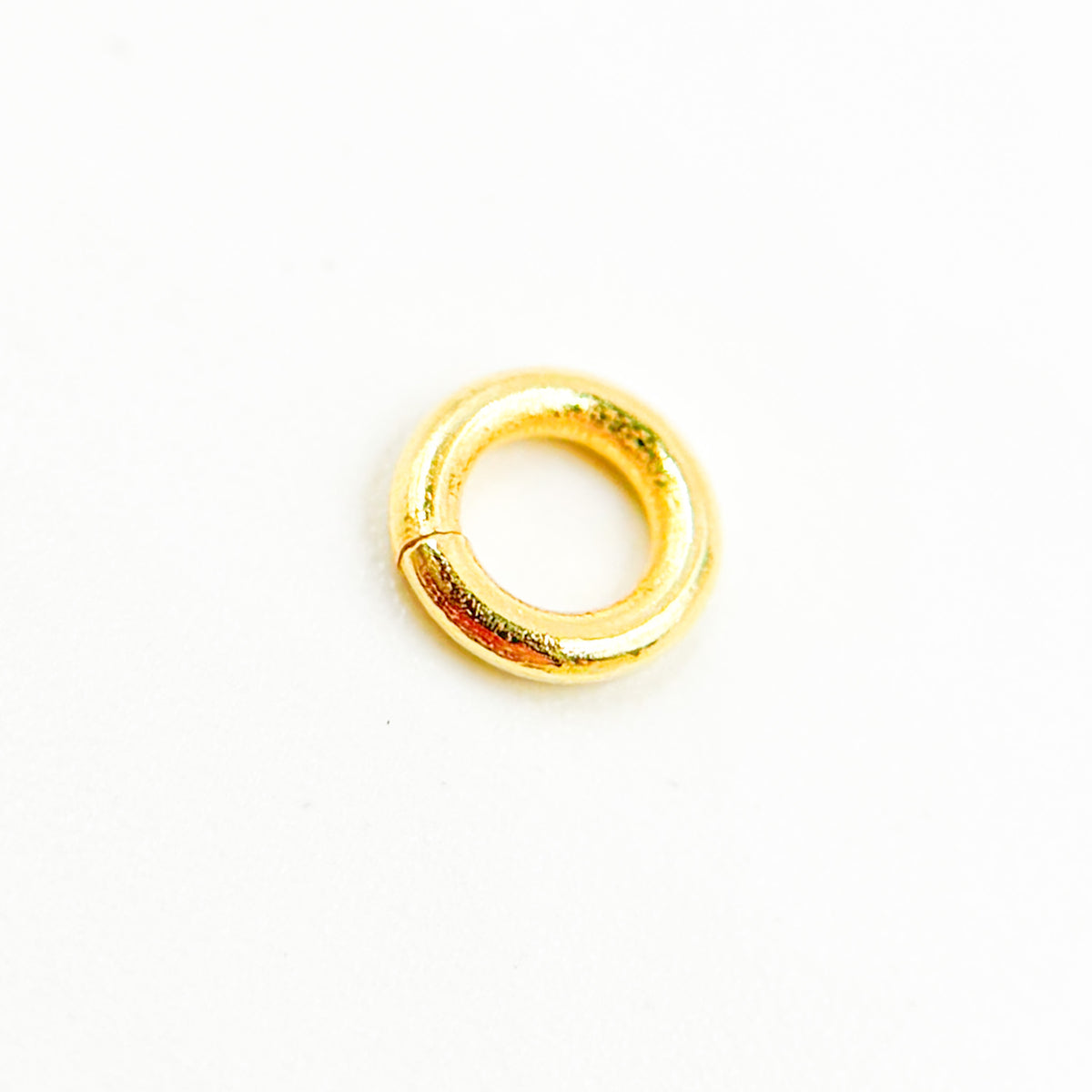 4MM Open Gold Plated Jump Ring