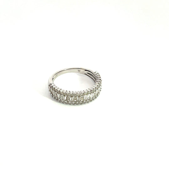 14k Solid Gold Baguette Diamond Ring