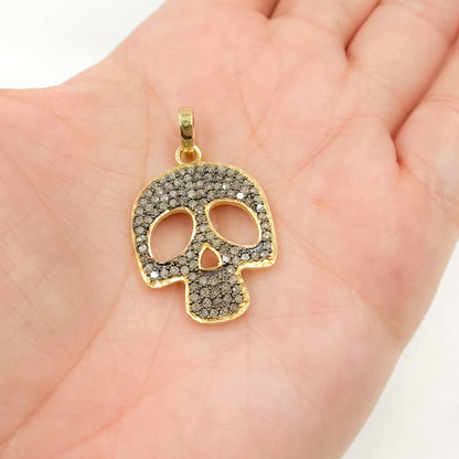 Sterling Silver Skull Pendant