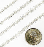 Load image into Gallery viewer, 925 Sterling Silver Dangle Chain. V109SS
