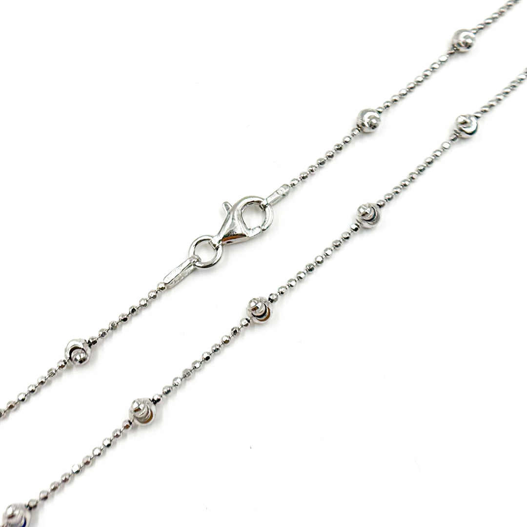 Sterling Silver Satellite Necklace