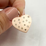 Load image into Gallery viewer, DP589. Diamond Sterling Silver Heart Pendant
