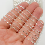 Load image into Gallery viewer, Z46SS. 925 Sterling Silver Flat Marina Chain