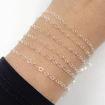 Load image into Gallery viewer, 1212FSS. Sterling Silver Flat Cable Link Chain
