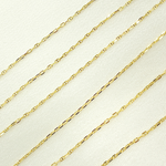 Load image into Gallery viewer, 030FLP1T5byFt. 14K Solid Yellow Gold Flat Marina Link Chain
