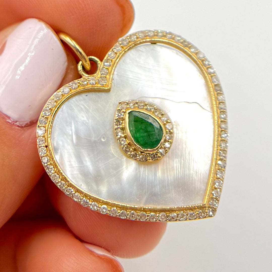 14K Gold Heart Pendant