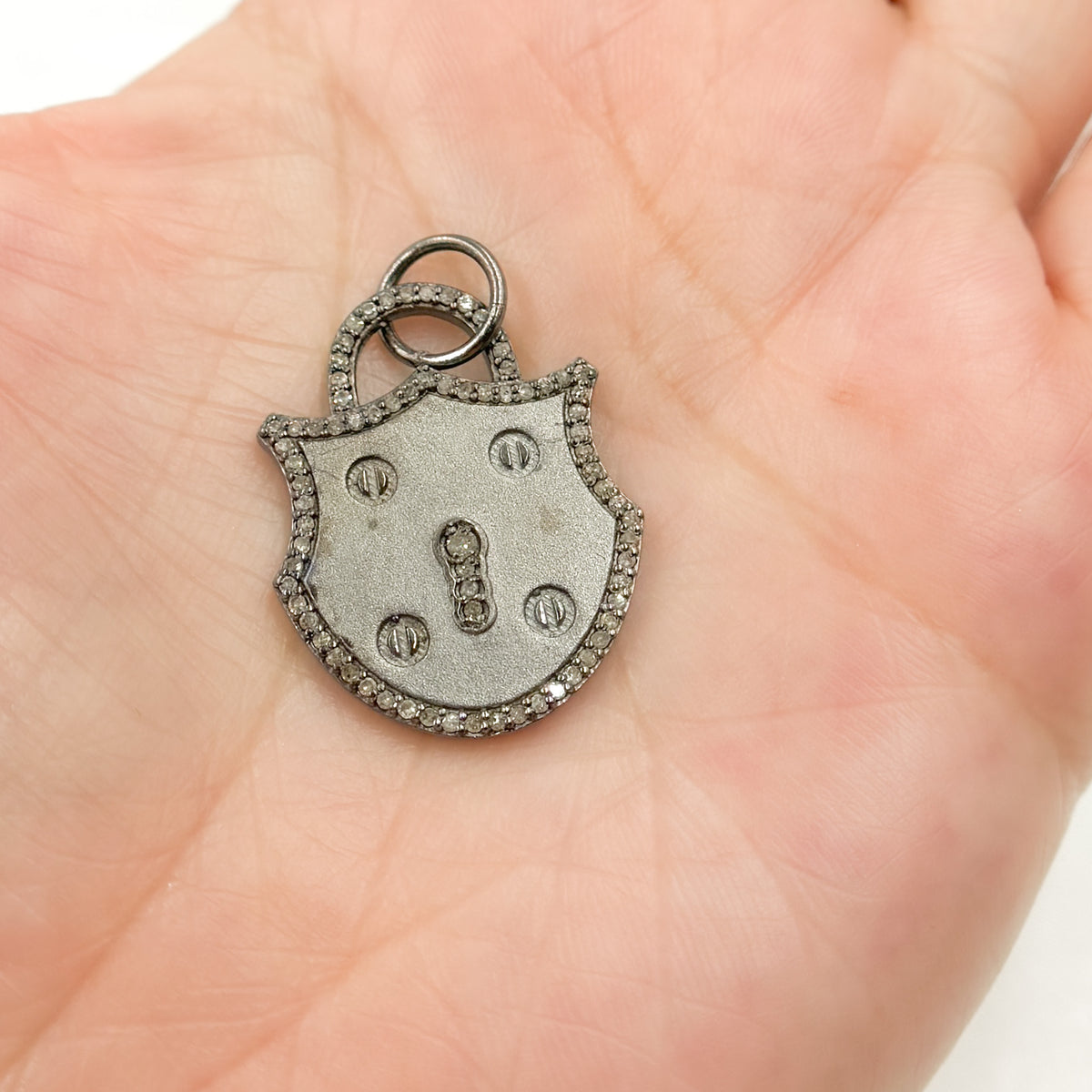 Silver Lock Pendant