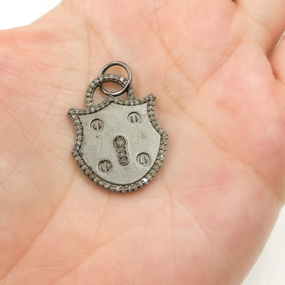 Silver Lock Pendant