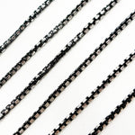 Load image into Gallery viewer, Sterling Silver Diamond Cut Box Chain
