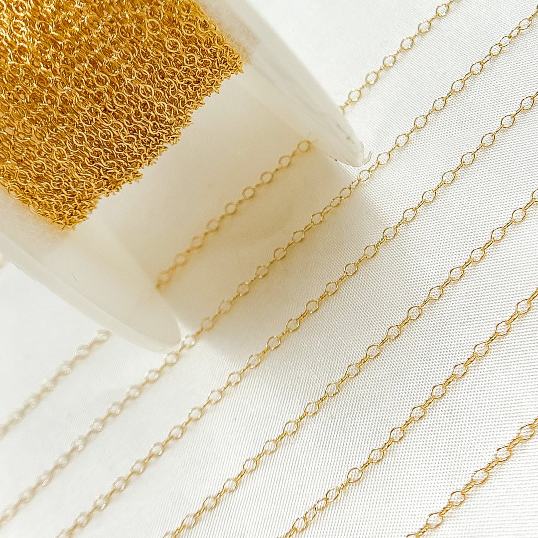 1120GF. 14k Gold-Filled Smooth Cable Chain