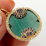 Load image into Gallery viewer, KG157. 14K Gold Flowers Pendant