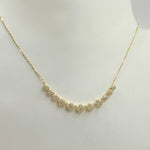 Load image into Gallery viewer, 14K Solid Gold Diamond Squares Necklace. NK401360
