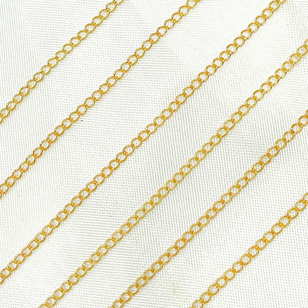 V206GF. 14k Yellow Gold Filled Cable Chain