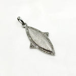 Load image into Gallery viewer, DP206. Diamond Sterling Silver Fancy Shape Pendant
