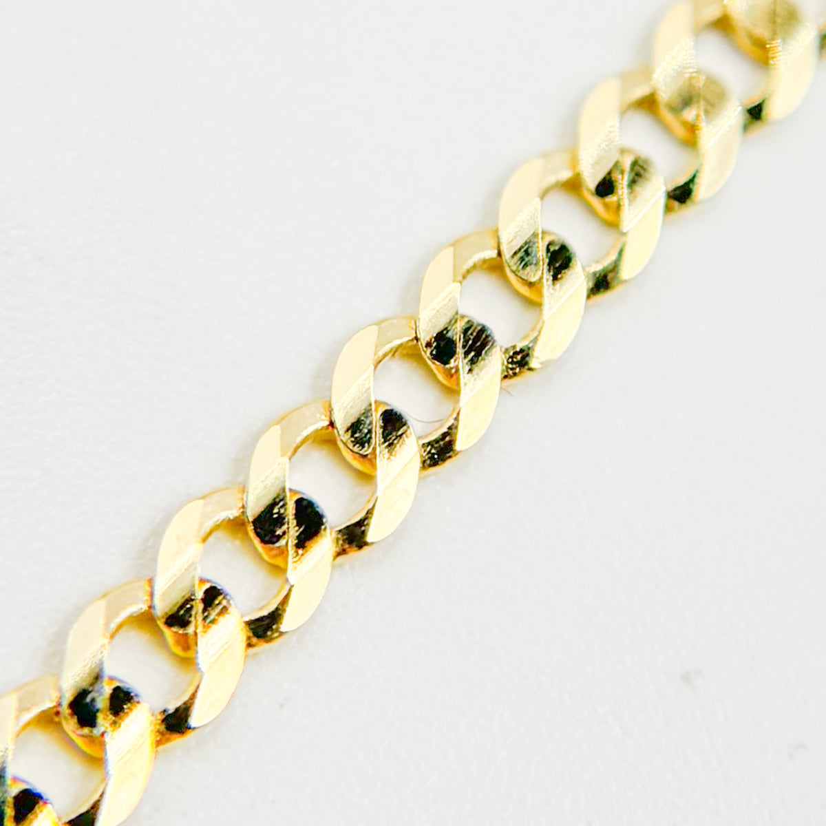Buy 14K Solid Gold Cuban Curb Bracelet
