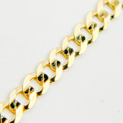 Buy 14K Solid Gold Cuban Curb Bracelet