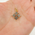 Load image into Gallery viewer, DC204. Diamond Sterling Silver Fancy Shape Pendant
