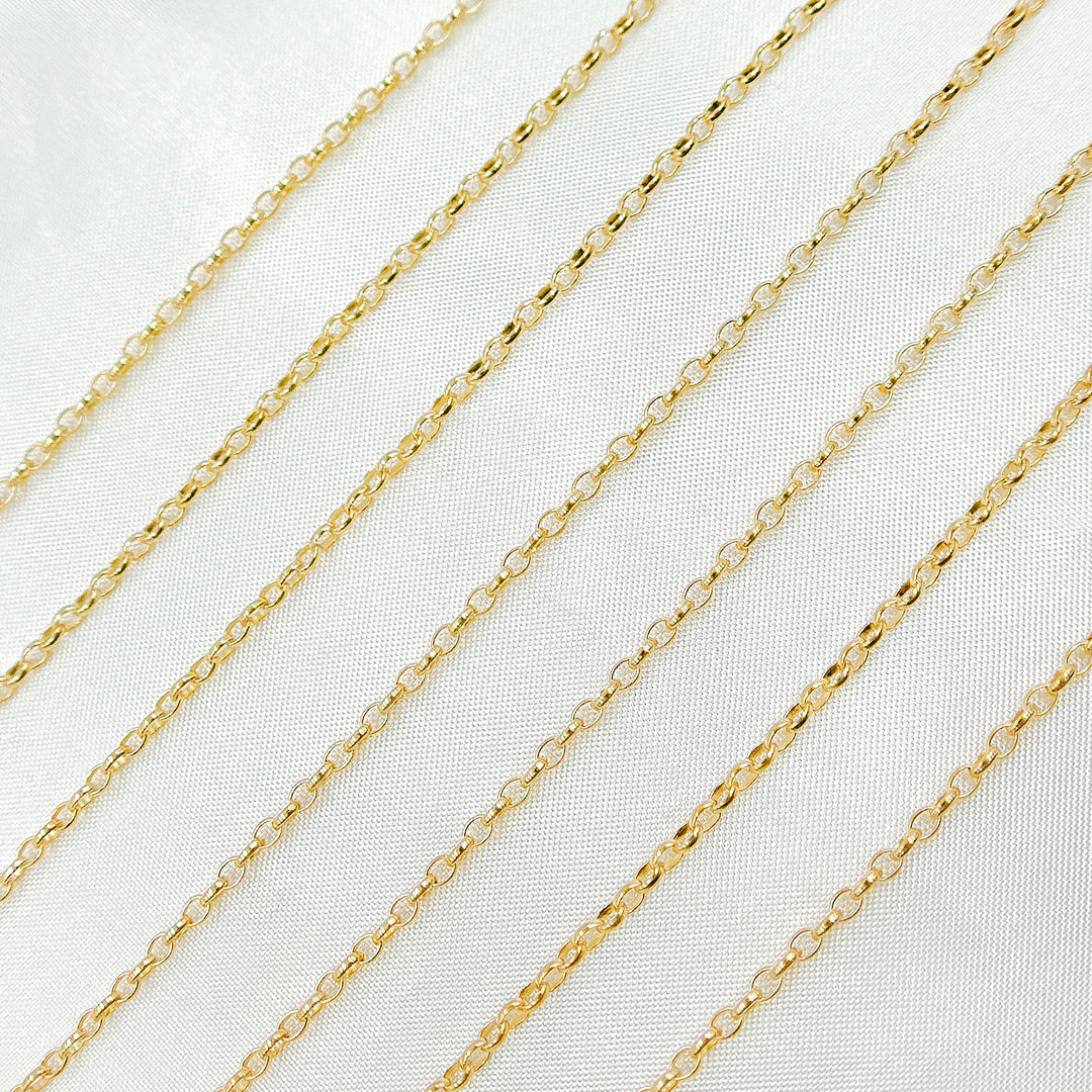 1098GF. 14K Gold Filled Oval Link Chain